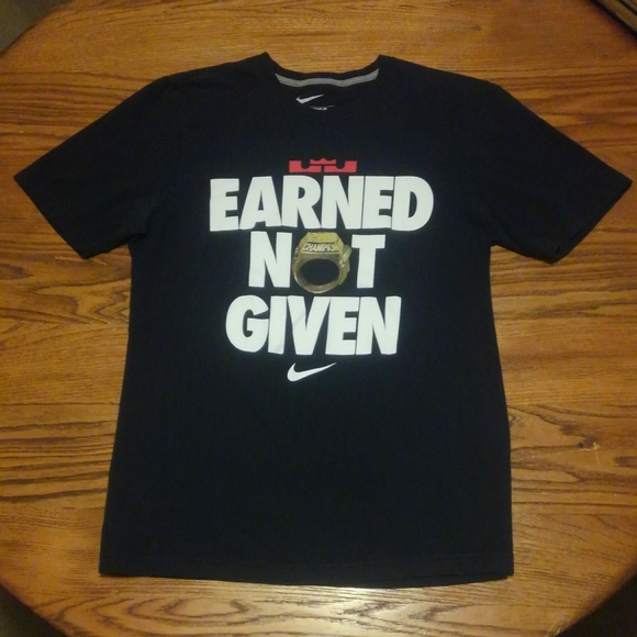 earned not given lebron